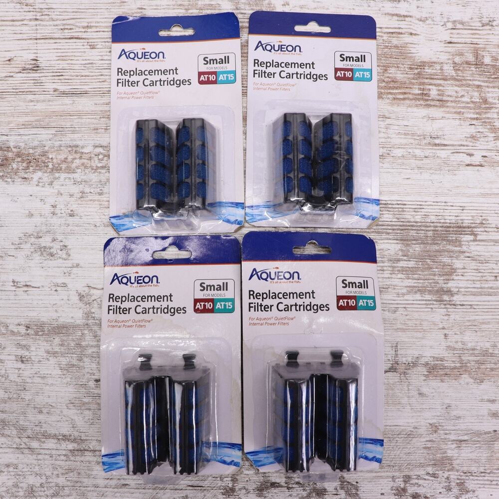 4x NEW AQUEON REPLACEMENT FILTER CARTRIDGES (SIZE SMALL FOR MODELS A10 A15)